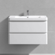 Grosvenor 800mm White Wall Hung Unit With Basin
