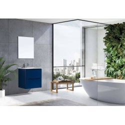 Sophie 600 Deep Blue Wall Unit & Basin