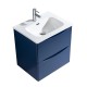 Sophie 600 Deep Blue Wall Unit & Basin