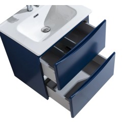 Sophie 600 Deep Blue Wall Unit & Basin