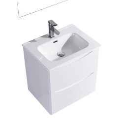 Sophie 600 Gloss White Wall Unit & Basin