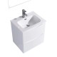 Sophie 600 Gloss White Wall Unit & Basin