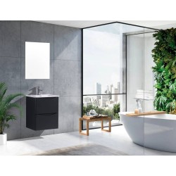 Sophie 600 Lead Grey Wall Unit & Basin