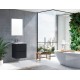 Sophie 600 Lead Grey Wall Unit & Basin